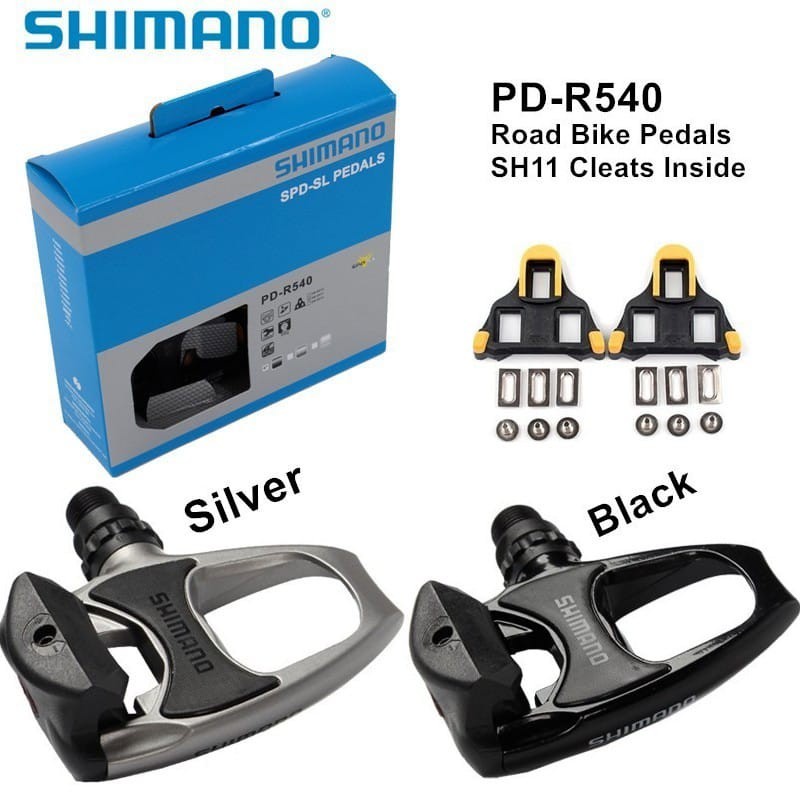 SHIMANO PD-R540 PEDAL CLEAT SET SEPEDA SPD R540