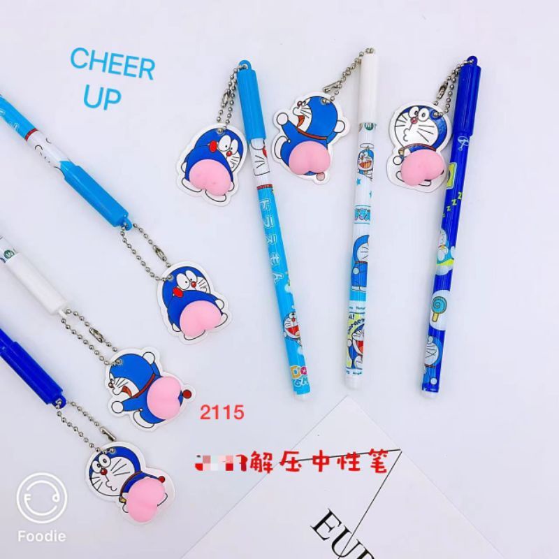 (ECER) TERBARU PULPEN SQUISHY KARAKTER BTS / DORAEMON LUCU