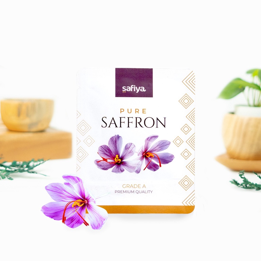 Safron Saffron Sachet 0.15 gr | Super Negin Grade A Original SAFIYA HERBAL