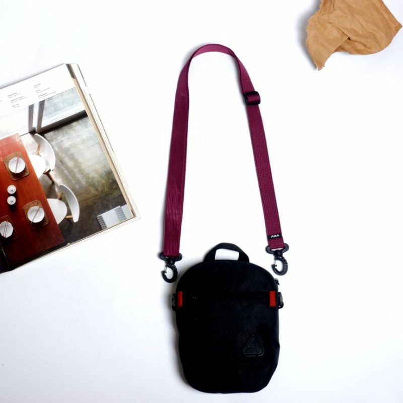 Tali Tas Selempang Panjang Original Merah Maron