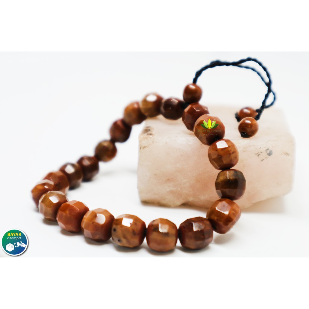 Gelang Kokka Kaukah 8 mm Model Bulat Cutting / Gelang Terapi Kesehatan [ Bisa Bayar ditempat