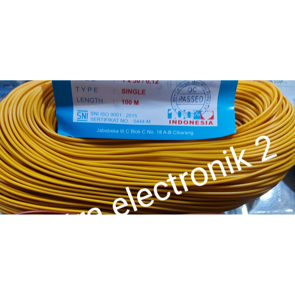 KABEL RAKITAN SERABUT MAKITA 1X30 0,12MM TEMBAGA PER 100 METER