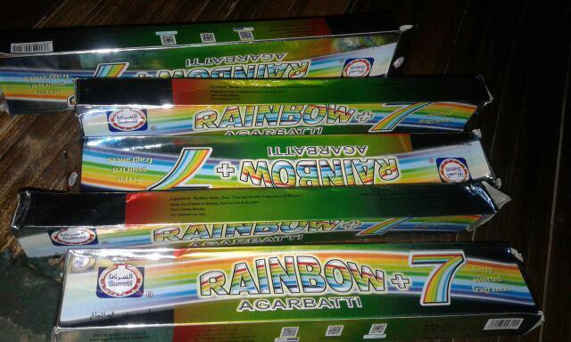 Buhur Lidi Surati. Agarbatti. Rainbow+7 : Isi 7 Aroma 1 Pcs