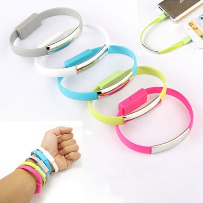 Kabel data gelang V8 / bracelet / travel charger / Cable / Micro USB