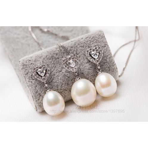 Anting Korea Mutiara Air Tawar asli Import kualitas premium bahan S925 Sterling Silver - A022