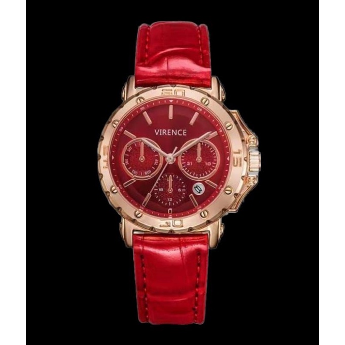 Jam Tangan Wanita Virence Original V3002 Tanggal Aktif Tahan Air Gratis Ongkir Cod