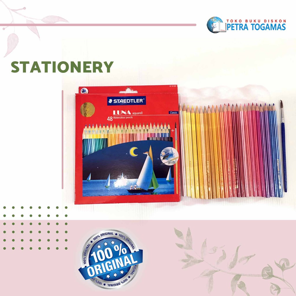 

PENSIL WARNA WATERCOLOUR LUNA AQUARELL (137 10 C48) STAEDTLER