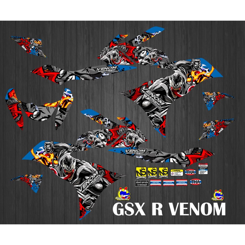 STIKER SUZUKI GSX 150 R VARIASI VENOM