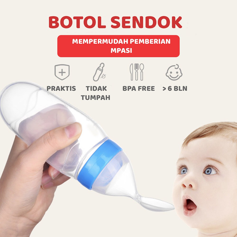 MURMURE.BABY | BOTOL SENDOK MAKAN BAYI ALAT MAKAN BAYI FEEDING BOTTLE