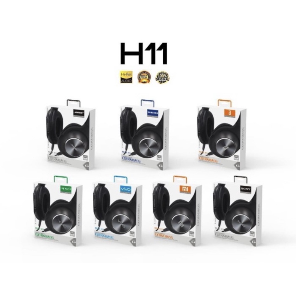 HF-Vivo Bando relax H11 | Headphone Vivo Relax H11 Extra Bass