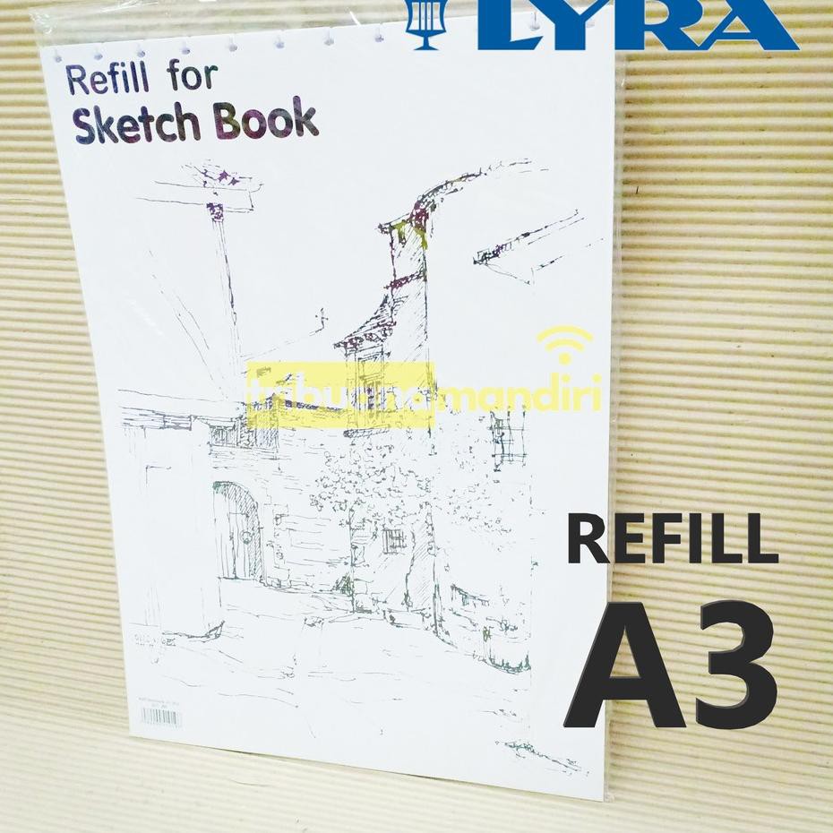 

FEW Sketch Book A3 - Refill Sketchbook 30 lembar Model Baru
