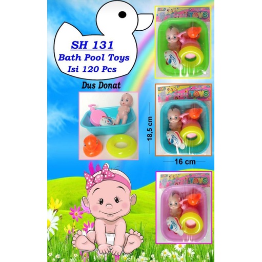 MURAH !! Mainan anak bayi mandi / bath pool Toys SH131