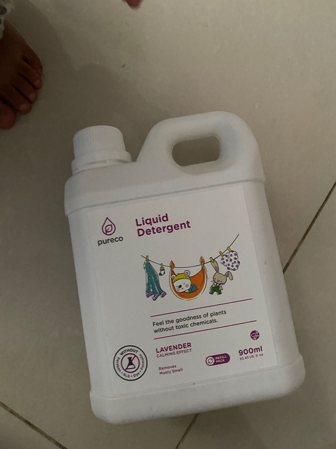 Pureco Liquid Detergent 900 Ml Bisa Gojek/grab
