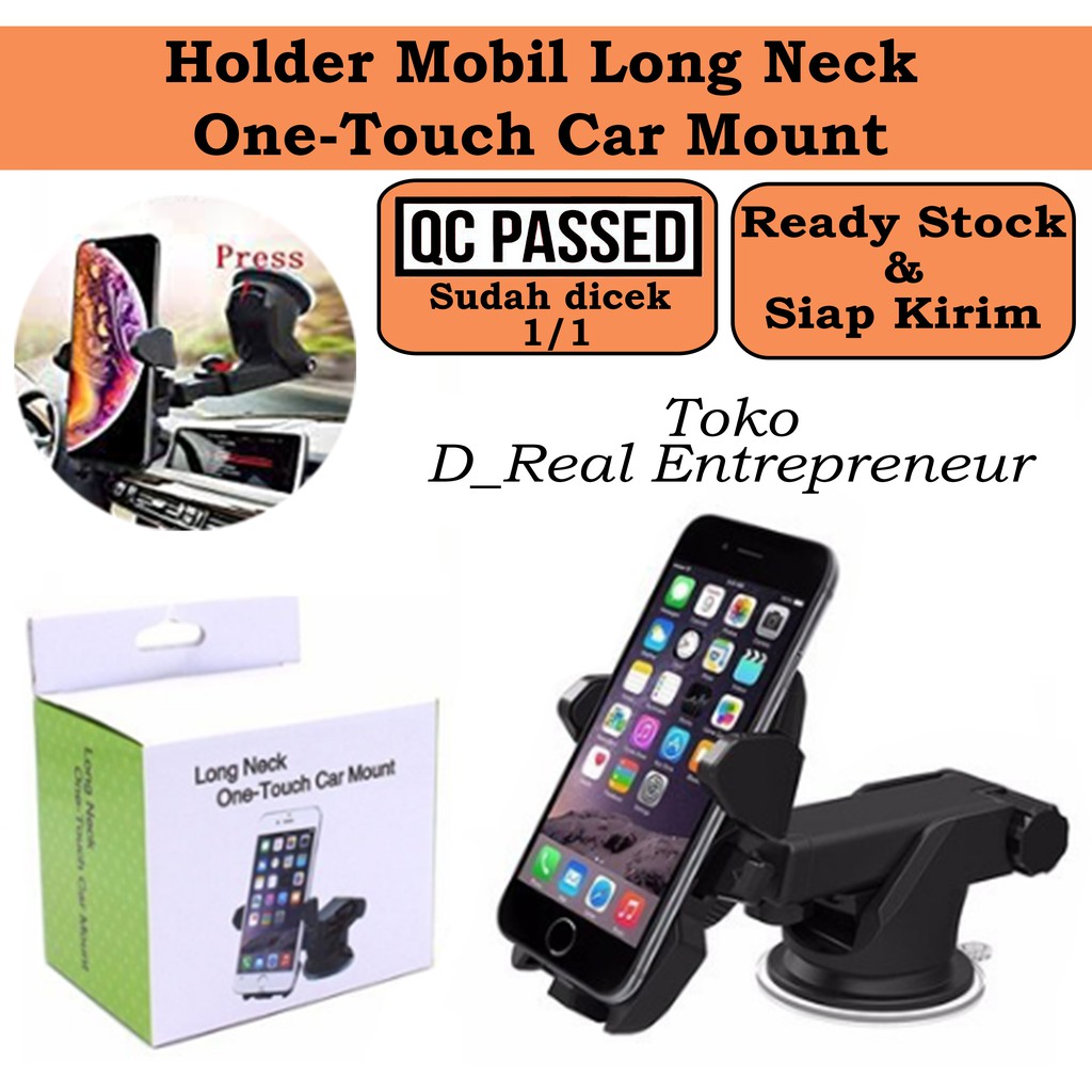 Car Holder Long Neck Car Mount Dashboard dan Holder Hp dikaca mobil