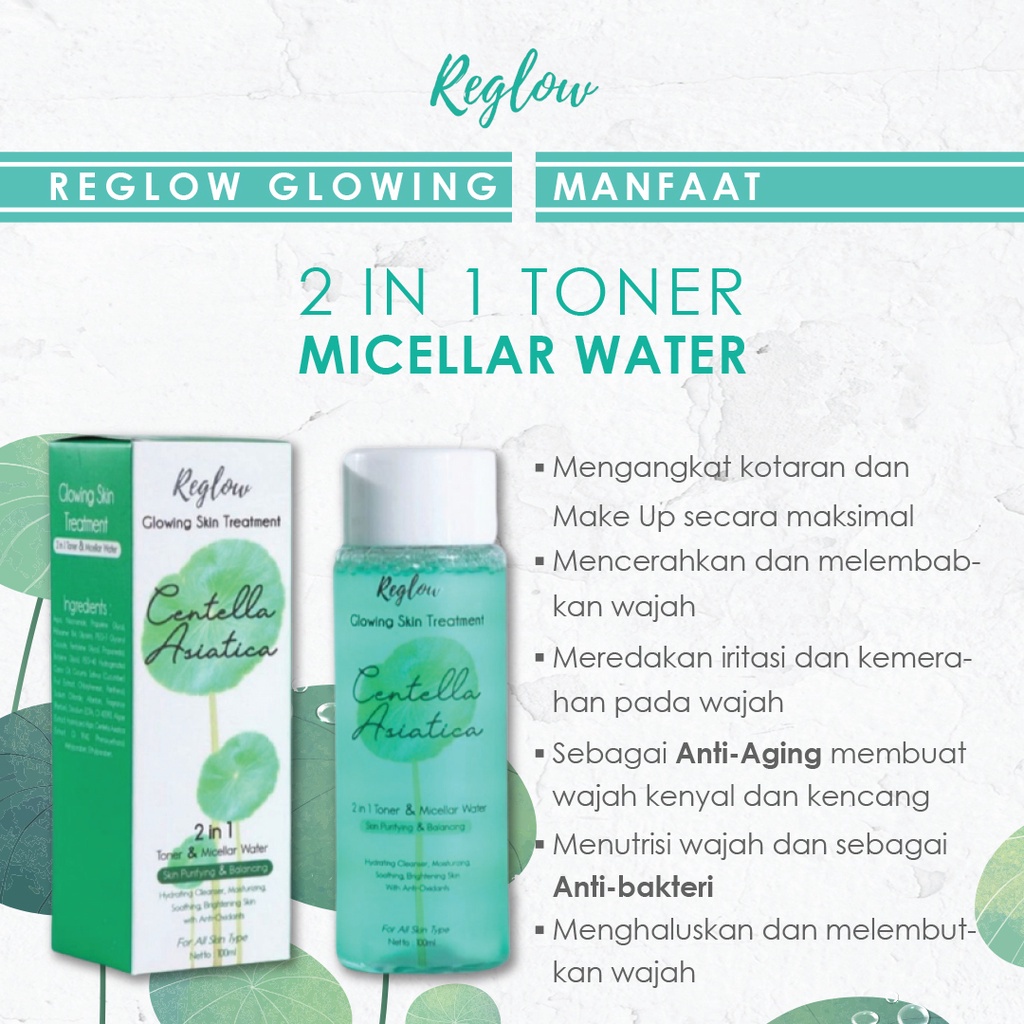 Reglow Skincare Original BPOM Perawatan Pencerah pemutih Wajah Reglow