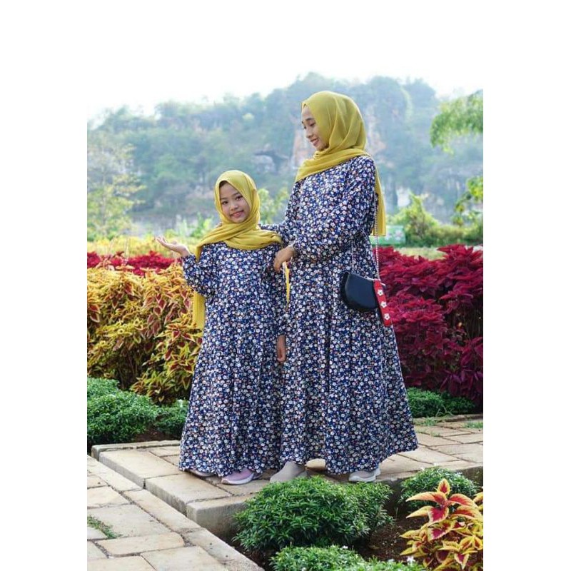 gamis azzahra couple mom n kids