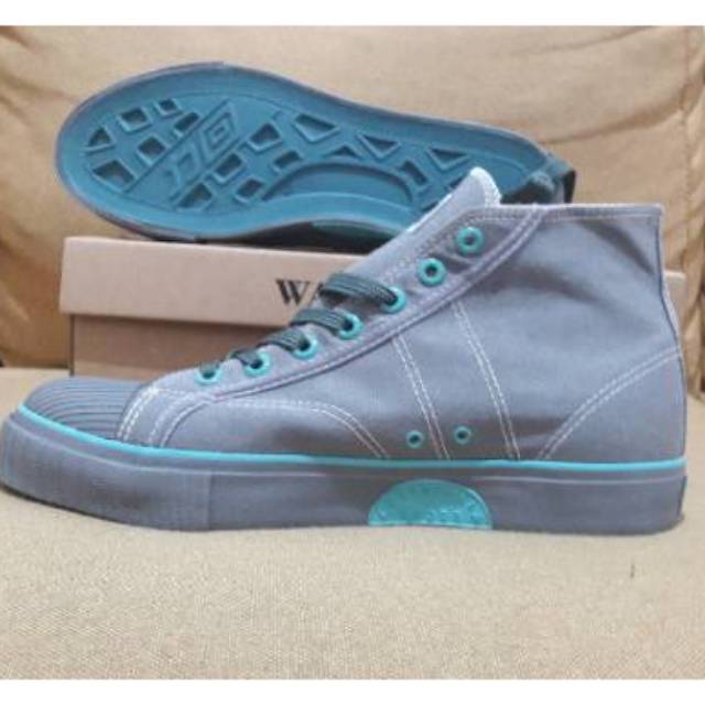 SEPATU WARRIOR / SEPATU WARIOR CLASIC HC WARNA GREY/GREEN | Shopee