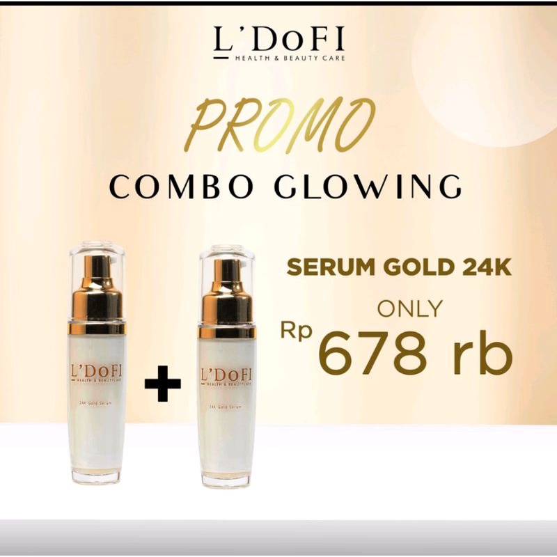 BUNDLE GLOWING SERUM GOLD 24K PAKET HEMAT