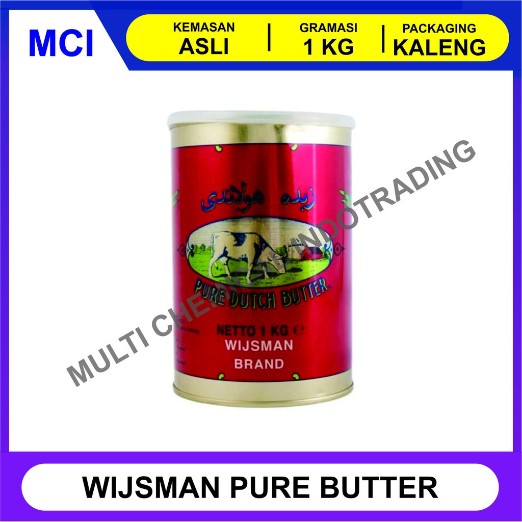 

WIJSMAN KALENG 1 KG / BUTTER / MENTEGA / WISMAN / WYSMAN