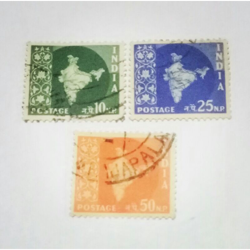 

set prangko kuno india 77