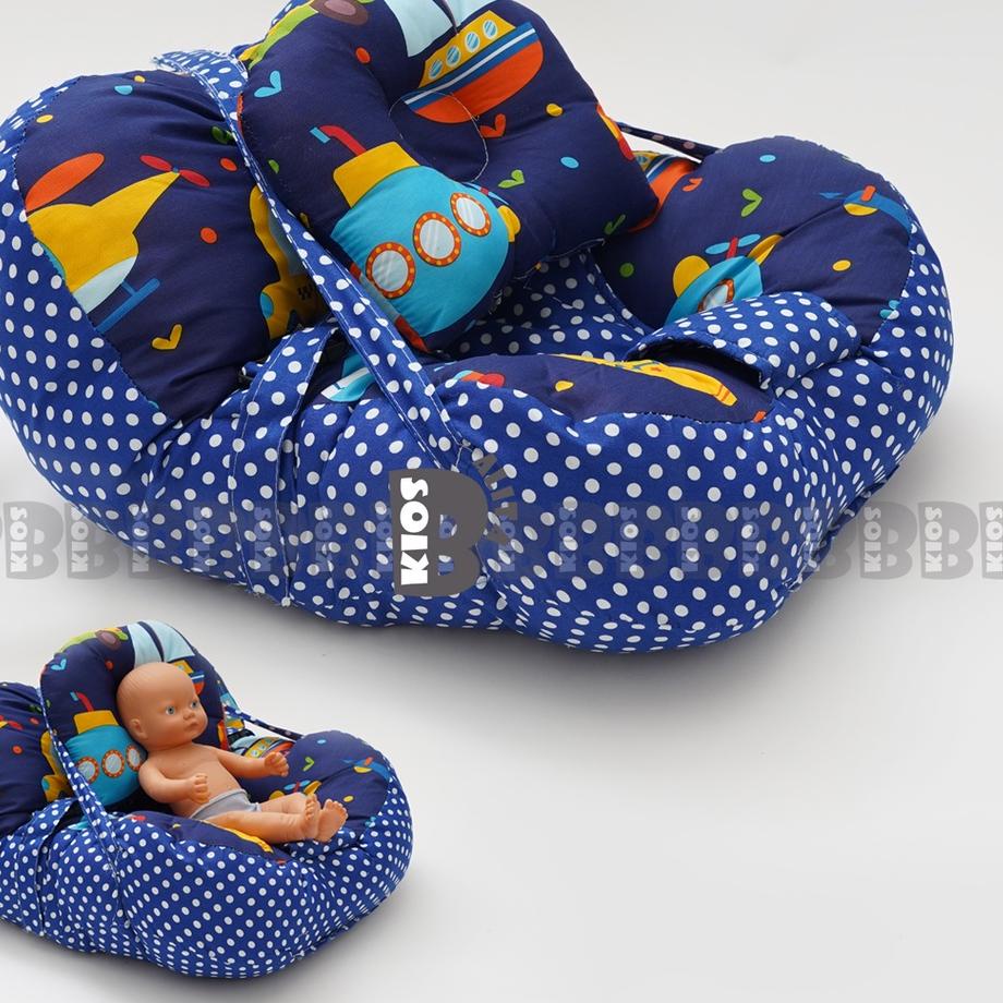 Terbaru.. SOFA BAYI JUMBO DENGAN SABUK PENGAMAN GESPER MULTIFUNGSI BISA UNTUK KASUR BAYI FREE BANTAL