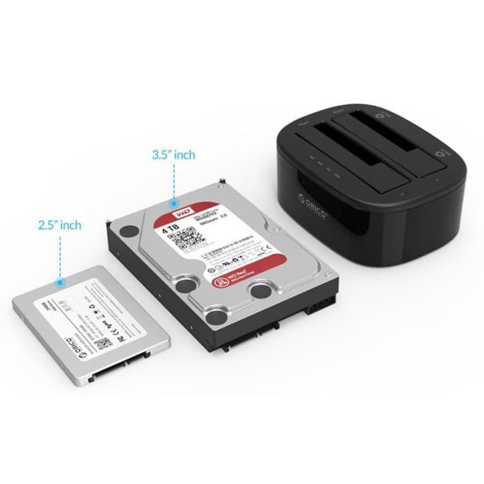 Orico HDD Docking 2 Bay USB 3.0 - 6228US3-C - Black