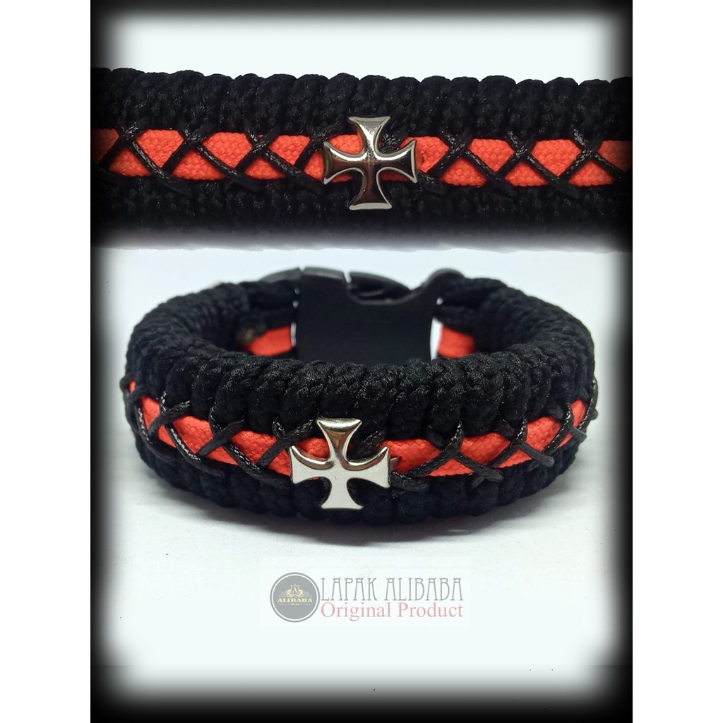Gelang Tali Punk Independent Aksesoris Pria Wanita