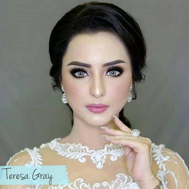 Softlens TERESA GRAY Dream Color 1 / Soflen Teresa Dreamcolor / Softlens Dreamcolor Kemasan Botol Kaca