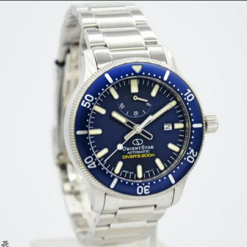 ORIENT STAR RE-AU0302L00B AUTOMATIC JAM TANGAN PRIA ORIENT AUTOMATIC DIVER 200M ORIGINAL