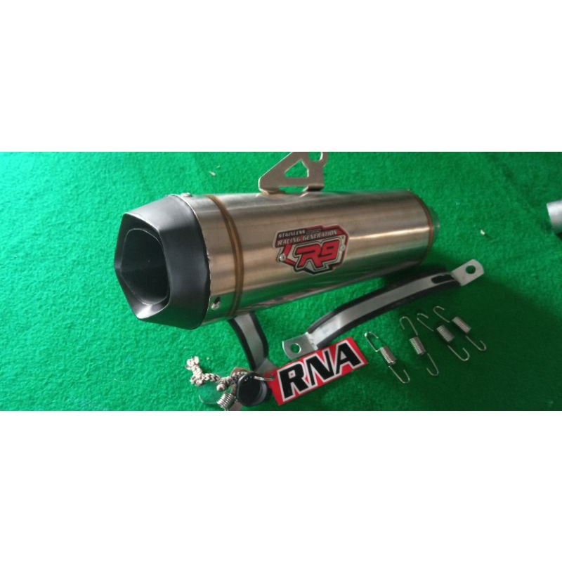 Knalpot r9 silencer only inlet 50mm