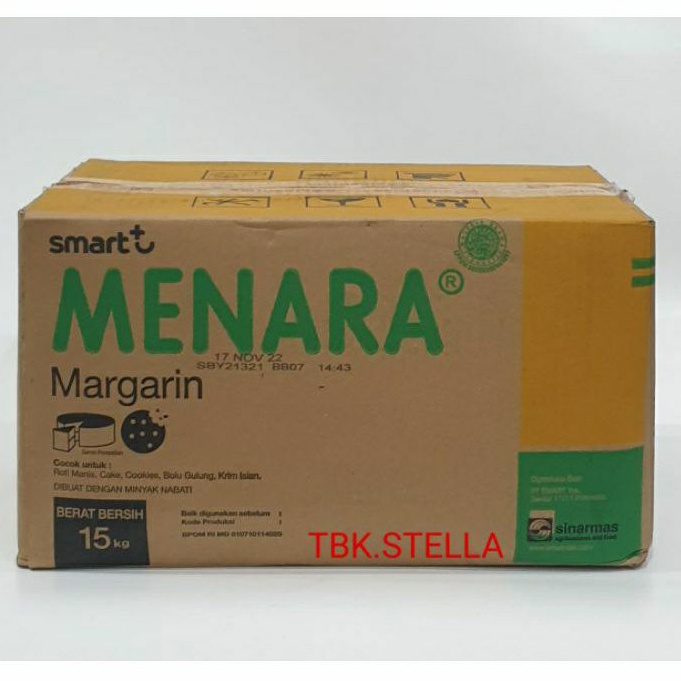 

MENARA MARGARINE MARGARIN KUNING 15 KG (ONLY GOJEK / GRAB)