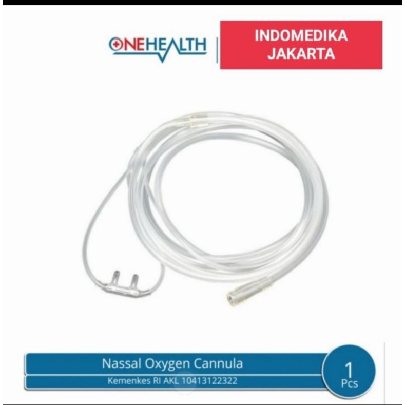 Nasal Oxygen Cannula (DEWASA) / Nasal Kanul Oksigen / Selang Oksigen Dewasa/Anak/Bayi/ Nasal cannula Oxygen