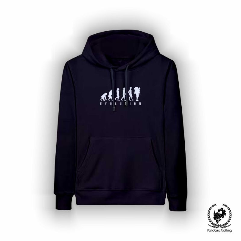 Hoodie Evolution Pandawa Cloth Black