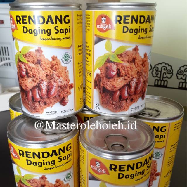Rendang Magek Sapi Bukit Tinggi Gratis Bubble/Dus Rendang Daging Sapi