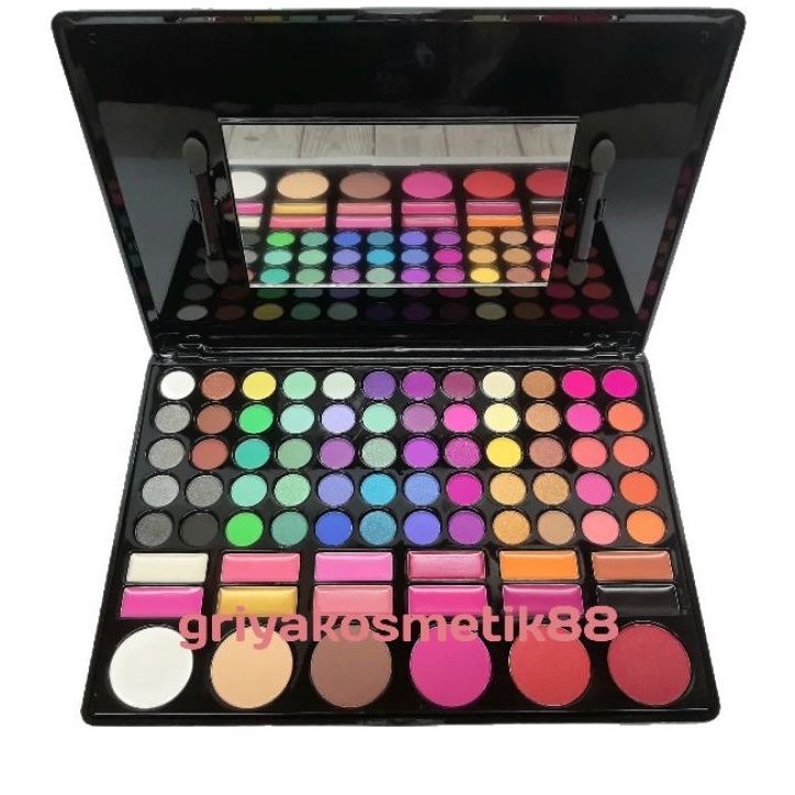 MAKE UP PALLETE LENGKAP 78 WARNA [eyeshadow &amp; blushon]