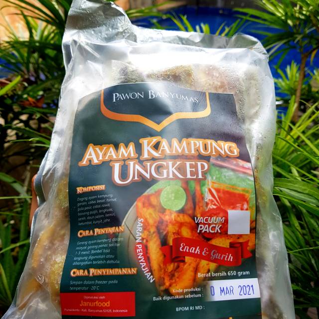 

Ayam kampung ungkep+sambal
