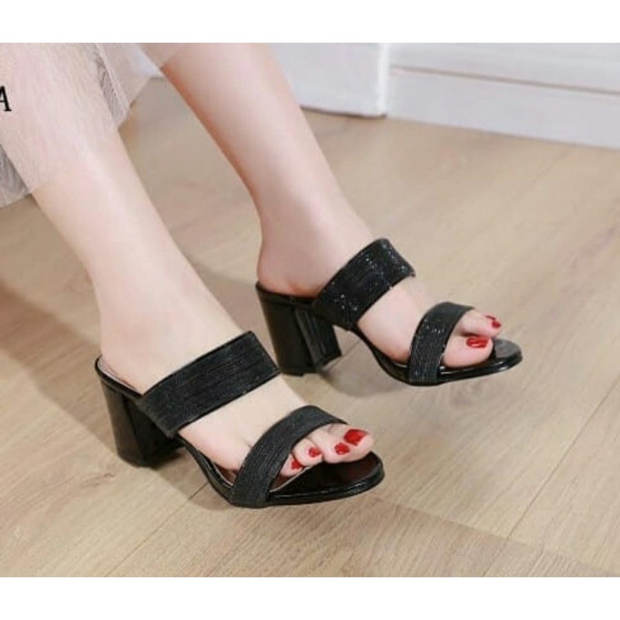 YKshoes 1131 Sepatu Hak Pump Heels Sepatu Wanita Hak Tahu KACA SEPATU HAK TAHU NV20 SENDAL KOREA HIT