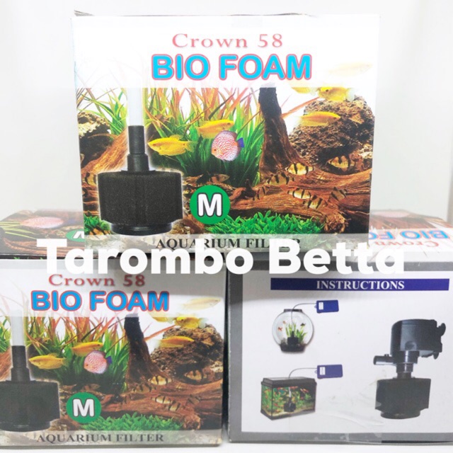 Bio Foam Size M Filter Aquarium Aquascape Ikan Hias BioFoam BioSponge Sponge