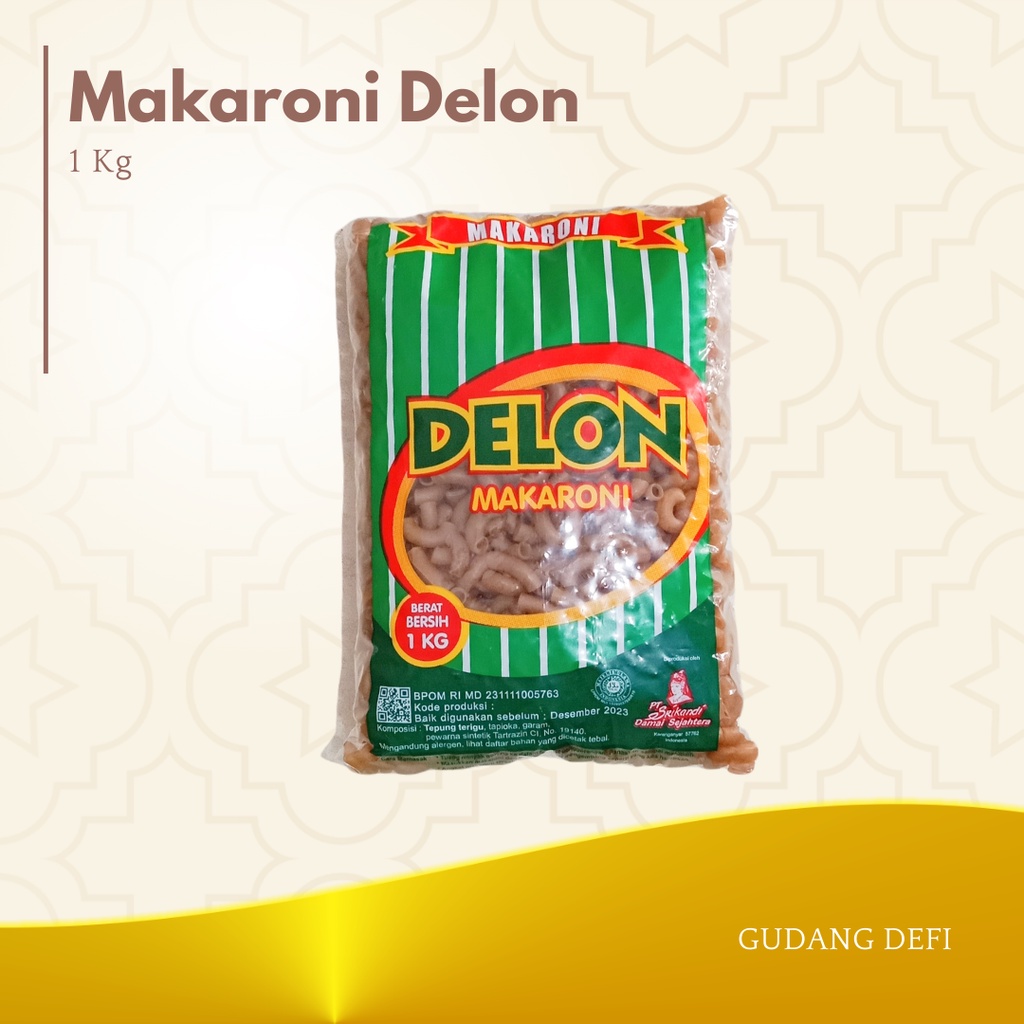 

MAKARONI MENTAH DELON 1 KG MEKAR MENGEMBANG