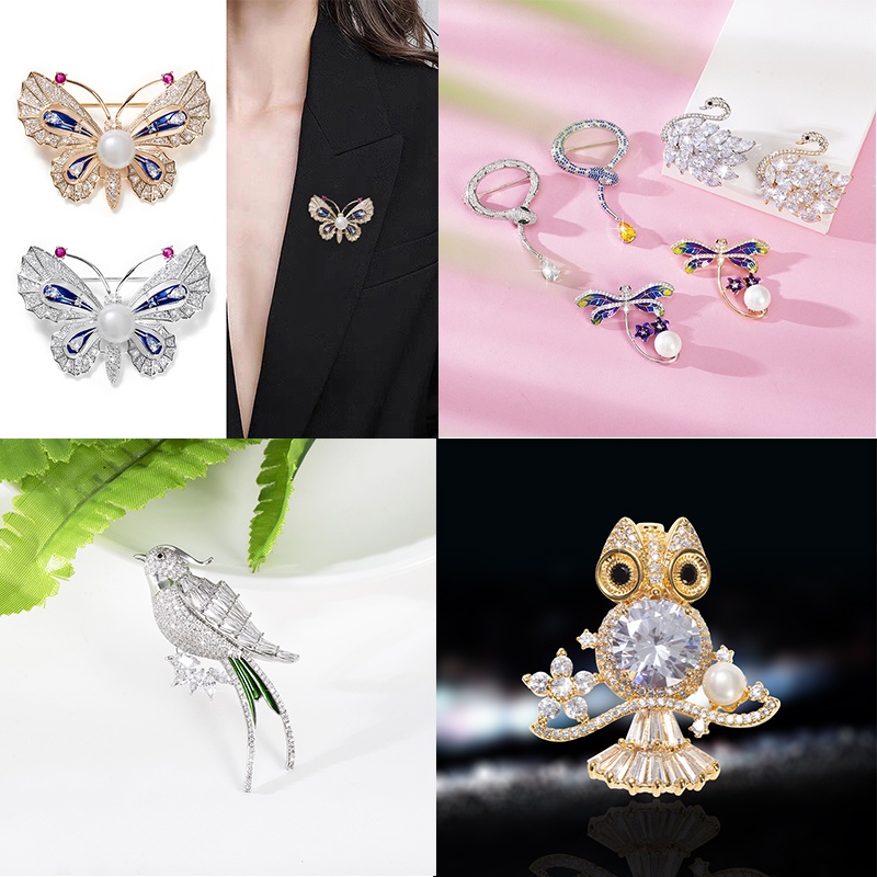 swarovski/Bros mewah/Wanita bros/Bros berlian/Bros kristal/Bros binatang/Bros besar/brooch