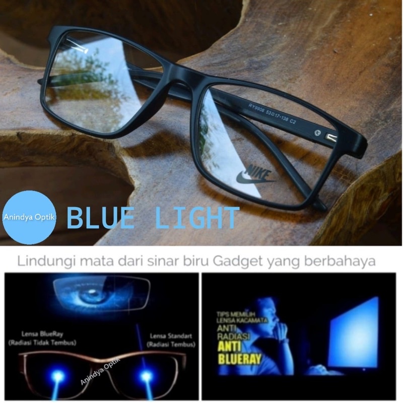 Frame Kacamata Sporty Lentur | Bahan Karet Fleksibel | Kacamata Blueray