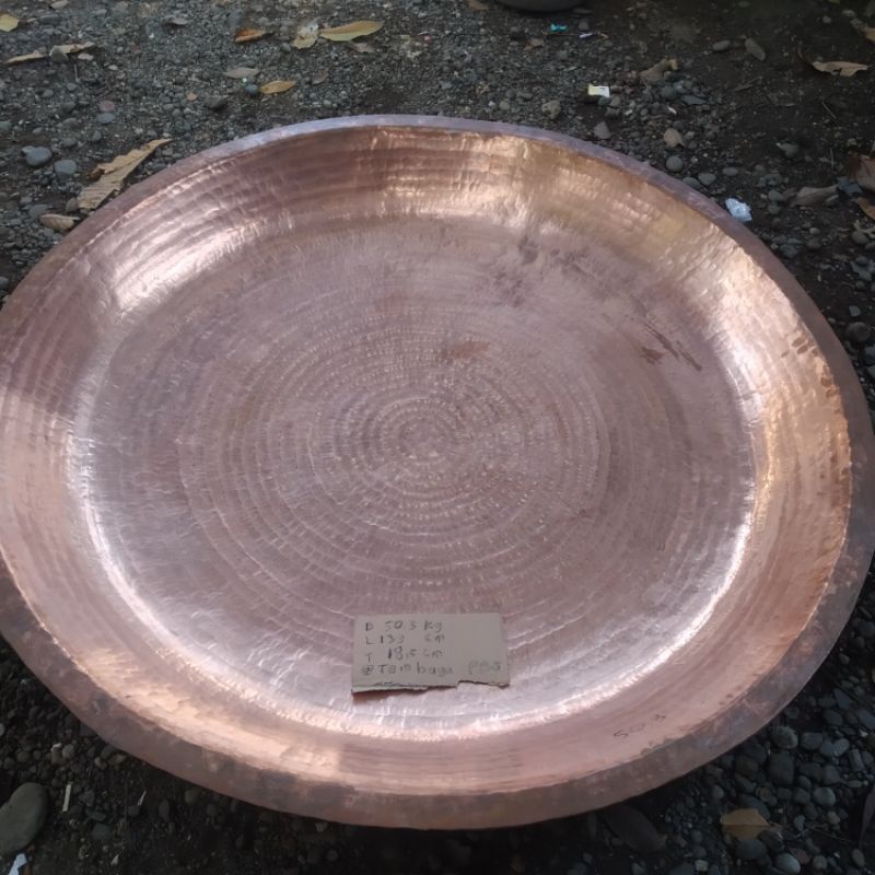 jadi wajan kenceng tembaga berat 50.3 kg