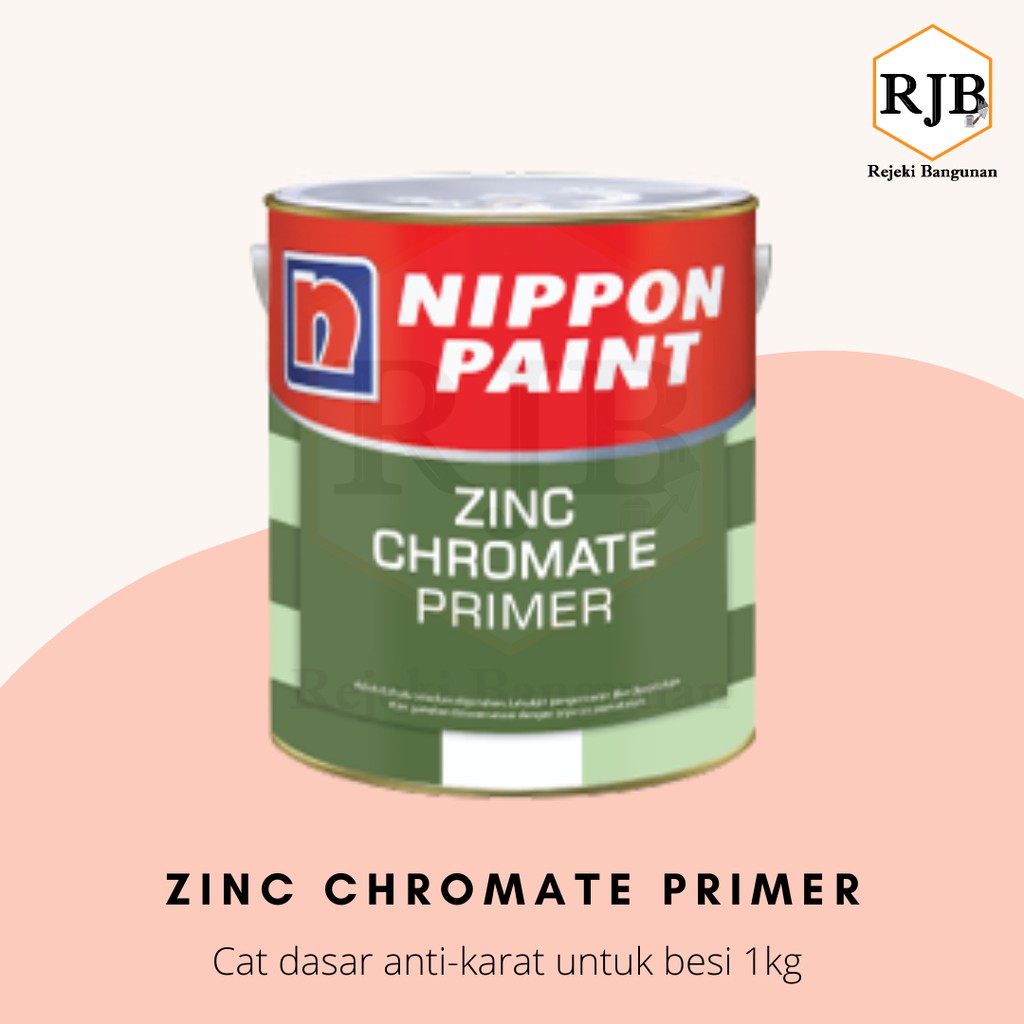 Jual Cat Dasar Anti Karat Untuk Besi Zinc Chromate Primer 1kg Indonesiashopee Indonesia 9063