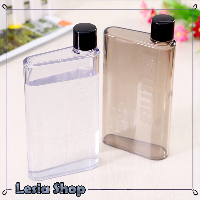 READY Botol Minum Unik Tipis MEMO Bottle A5 Botol Minuman Slim Kotak Gepeng TERLARIS