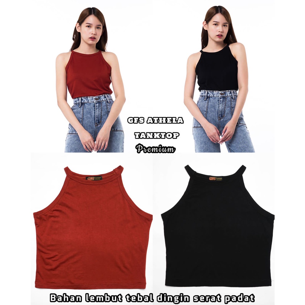 BEFAST - ZFS OOTD Wanita Tanktop TALIA / ATHELA TANKTOP PREMIUM / Tanktop Kekiniaan Remaja / Tanktop Terlaris / Tanktop Viral Di TikTok / Atasan Pakaian Wanita Santai / Trendy / Fashion Casual Wanita