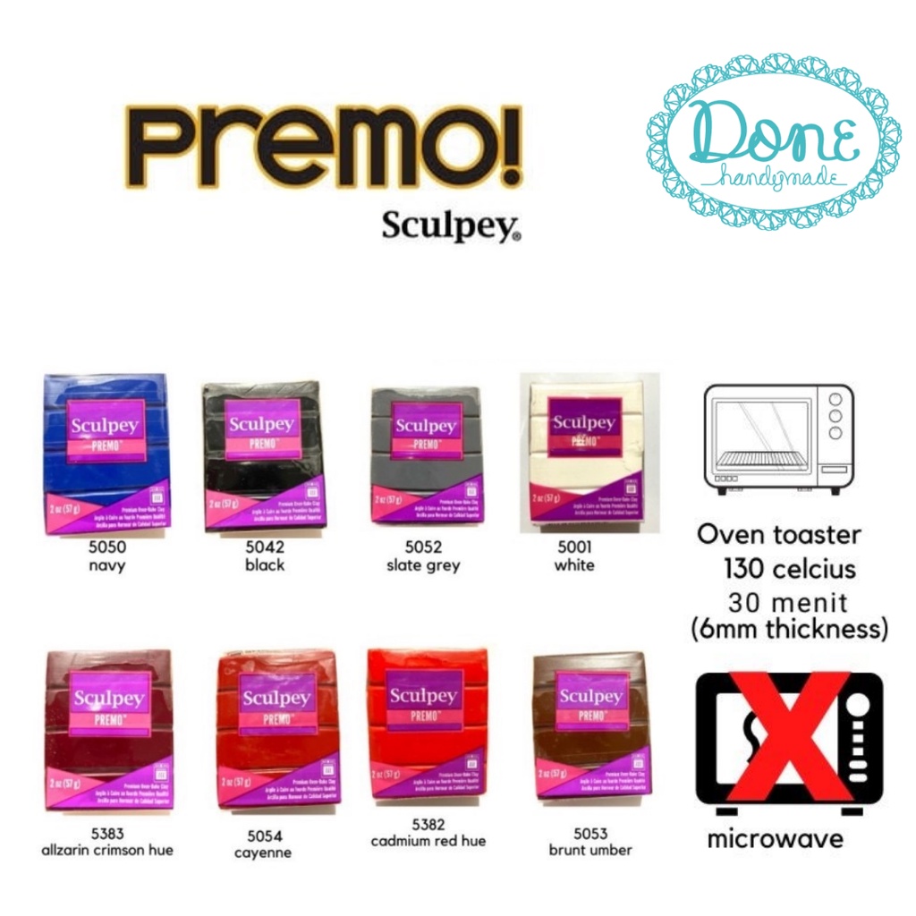 Premo sculpey polymer clay modelling clay sculpting clay miniaturedonehandymade done handymade jual bahan kerajinan tangan sculpting sculpture polymer clay art