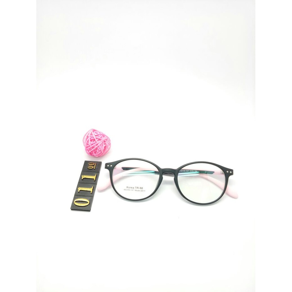 Frame Kacamata Anti Radiasi, Kaca mata Minus, Kacamata Elegant D011