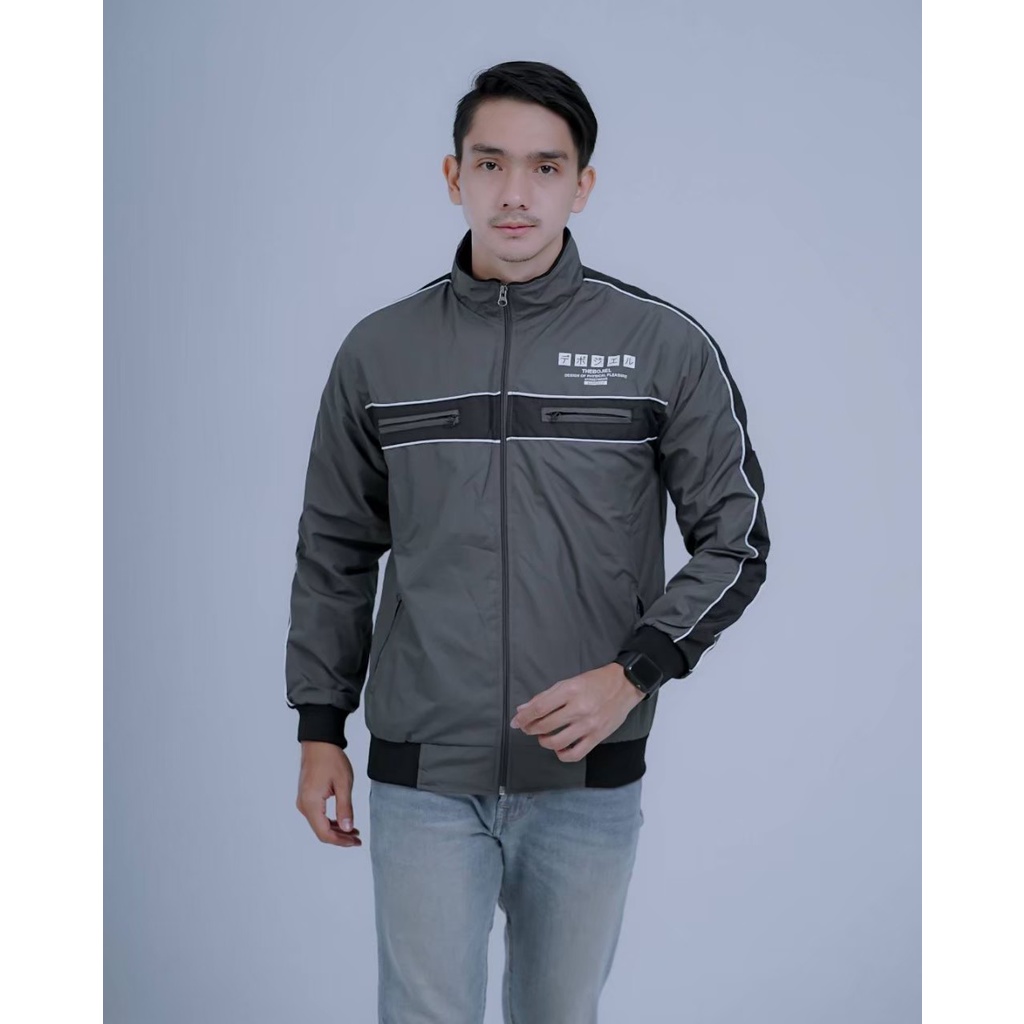 Jaket Taslan Nautic  JN -jaket motor pria anti air