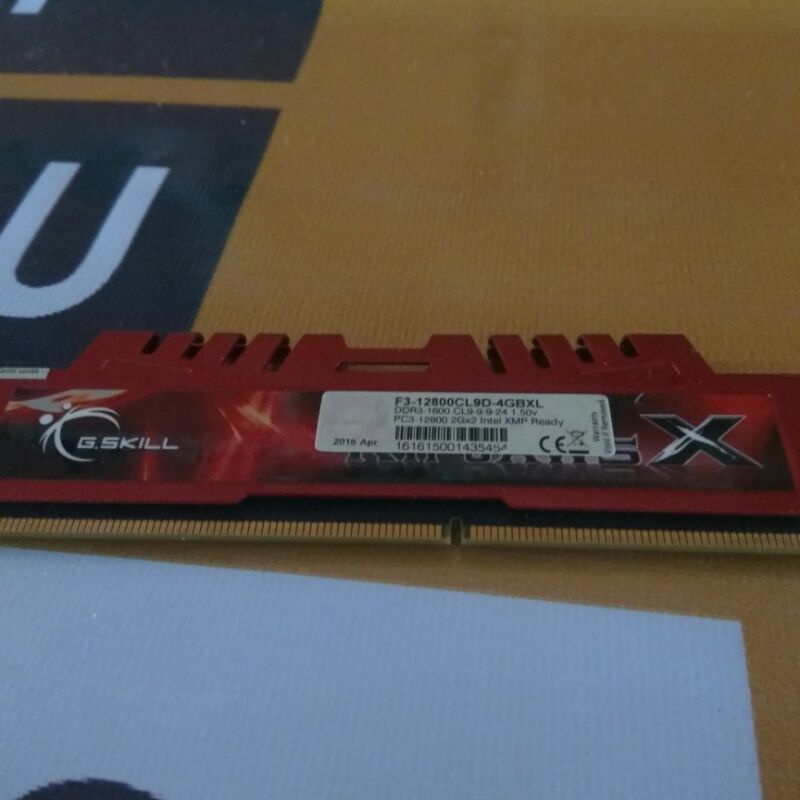 RAM G SKILL RipjawsX DDR3 4Gb 2gb X 2 (1 keping)