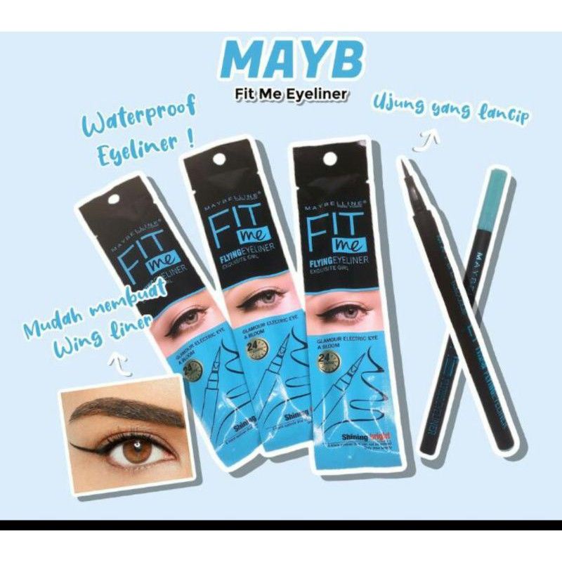 EYELINER MAYBELLINE FIT ME AND REVLON